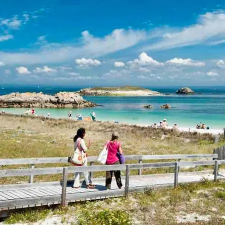 « bleu Comme Mer » A Deux Pas Des Plages 아파트 콩카르노